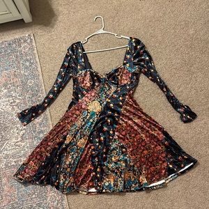 Free People velvet dress